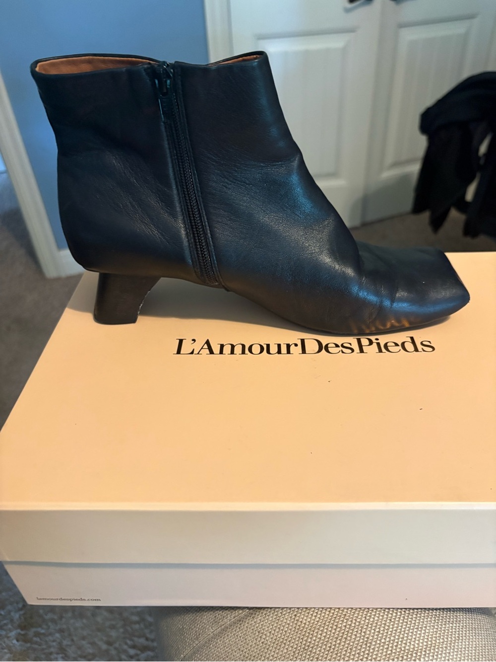 Repetto Black Suede Ballet Flat